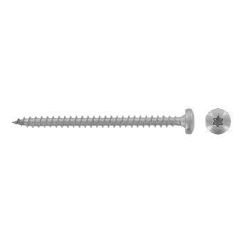 Double pan head timber screws with partial thread