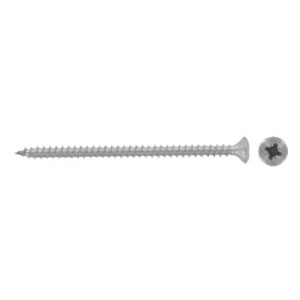 Double raised countersunk head timber screws