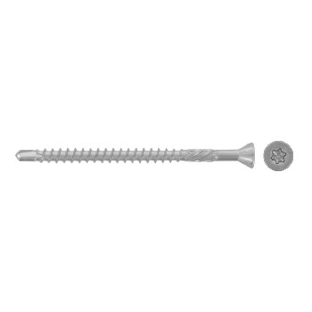 RSD csk head timber screws, drilling point, milling ribs