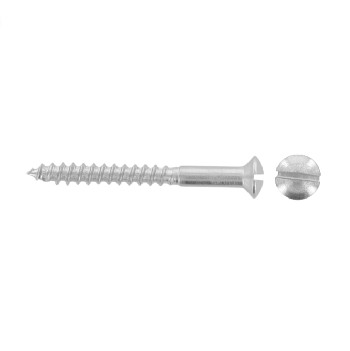 DIN 95 Slotted raised countersunk head wood screws
