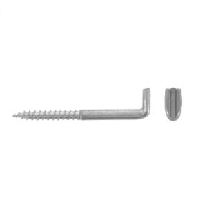 Square hooks with slit and wood thread