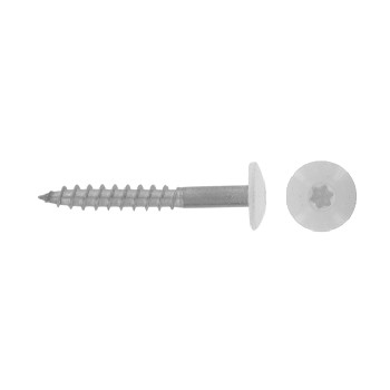 Truss head wood screws with six lobe drive
