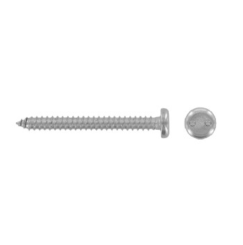 Cheese head security screws with two hole drive