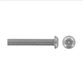 Button head security screws six lobe drive + pin