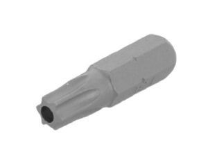 Security bits for six lobe drive + pin