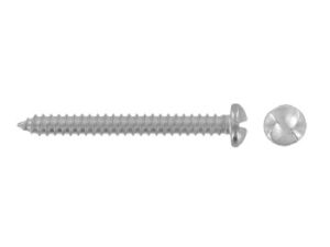 Pan head security screws with oneway drive