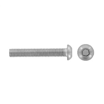 Hexagon socket button head screws with plug