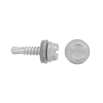 BI-Metal-Self drilling screws with silver slide coating