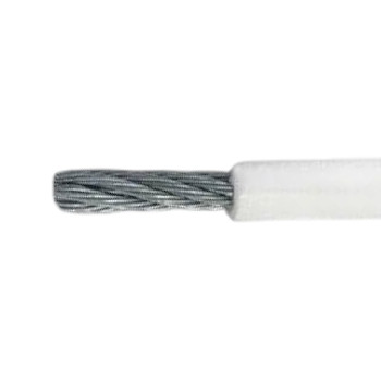 Wire rope 7x7 sZ PVC white coated